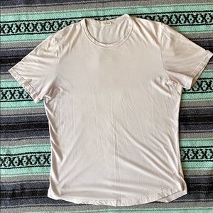 Buck Mason Slub Hem Curved Hem Tee